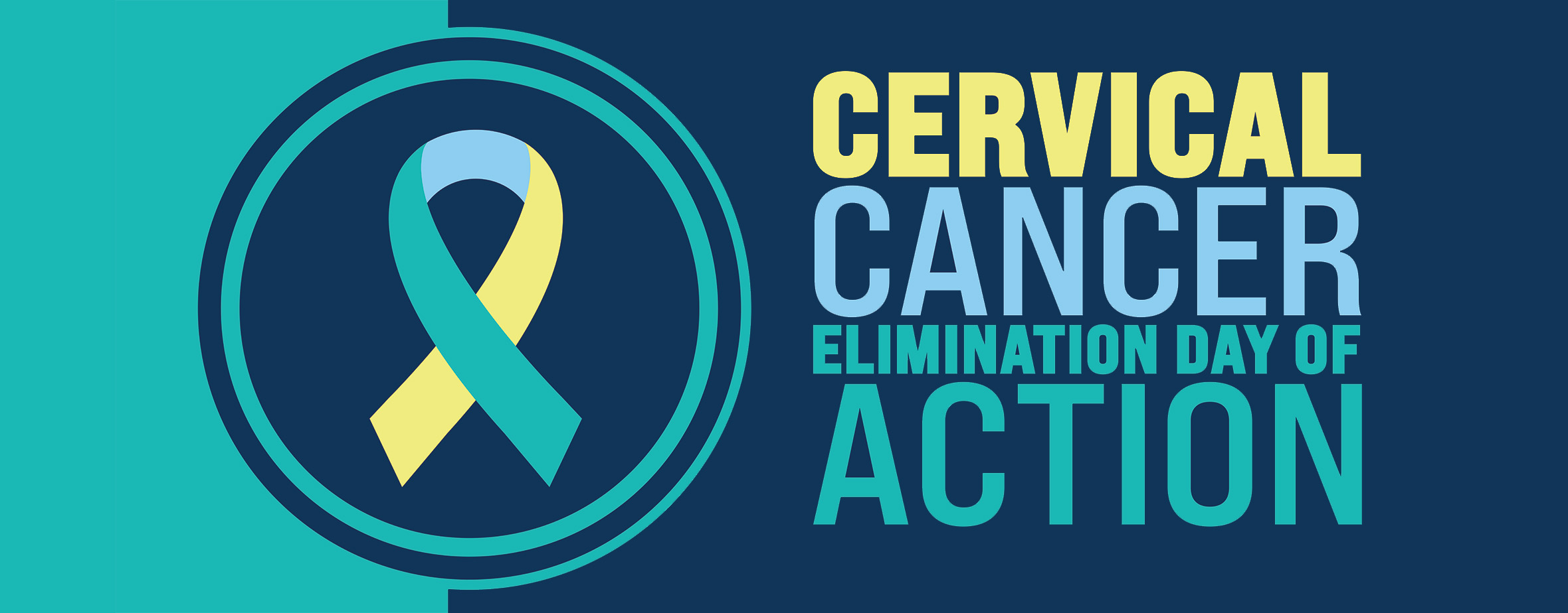 Cervical cancer awareness banner