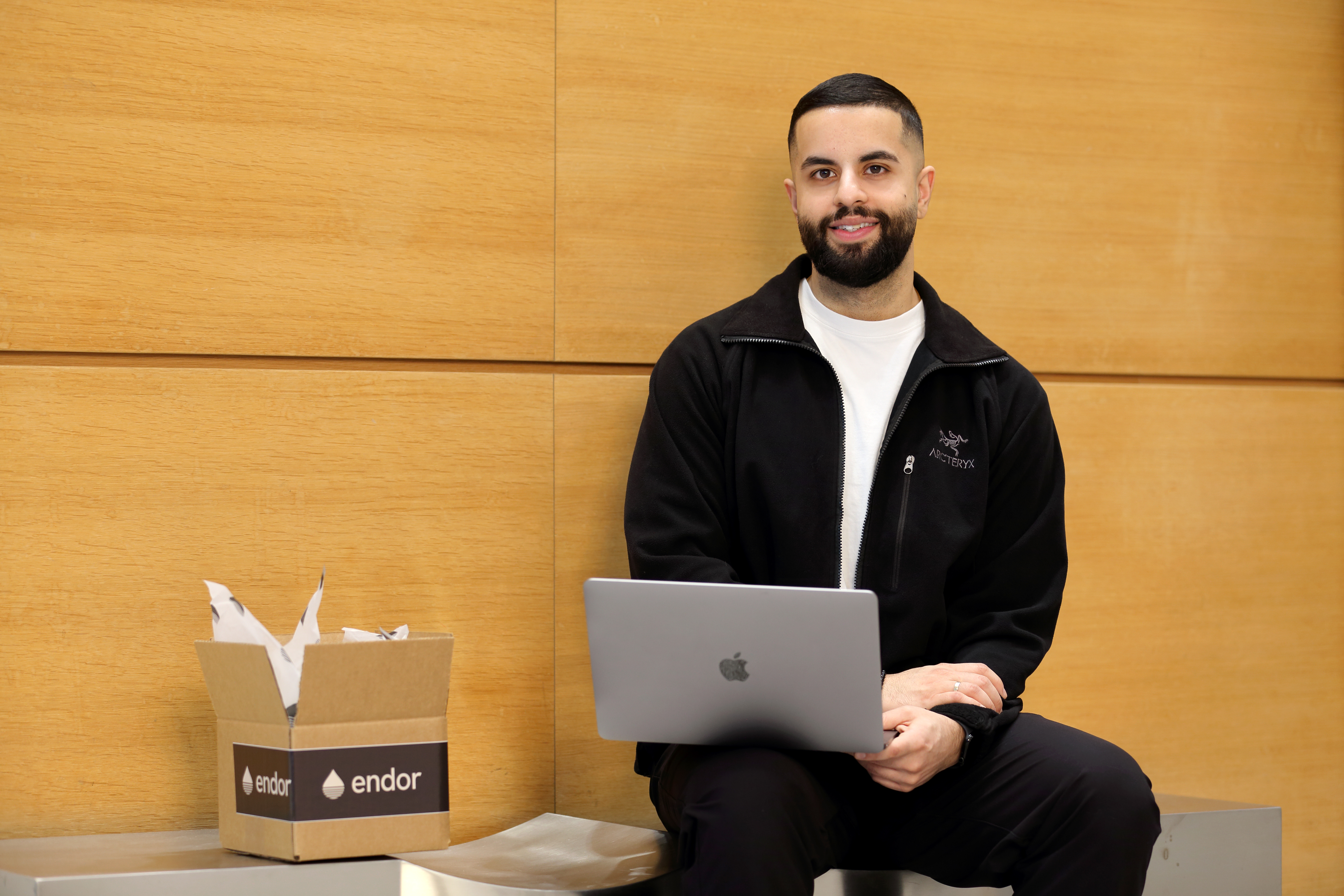 Jonah Khanna — in a pharmacy operations setting